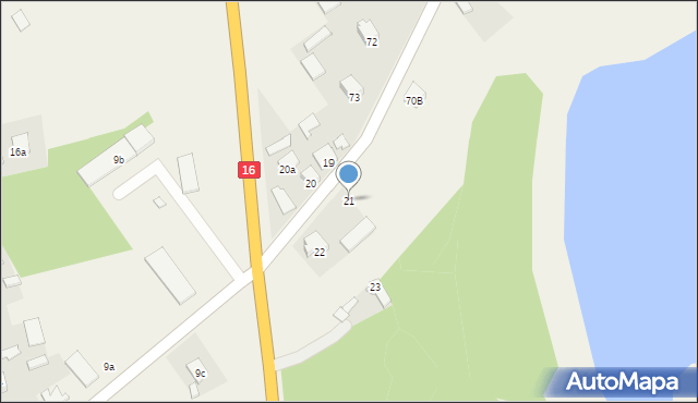 Dziemianówka, Dziemianówka, 21, mapa Dziemianówka