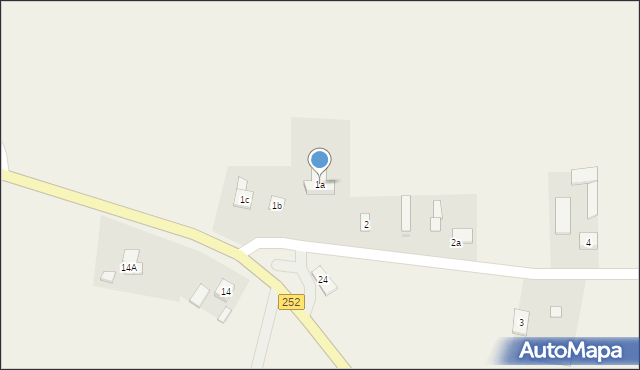 Dziennice, Dziennice, 1a, mapa Dziennice