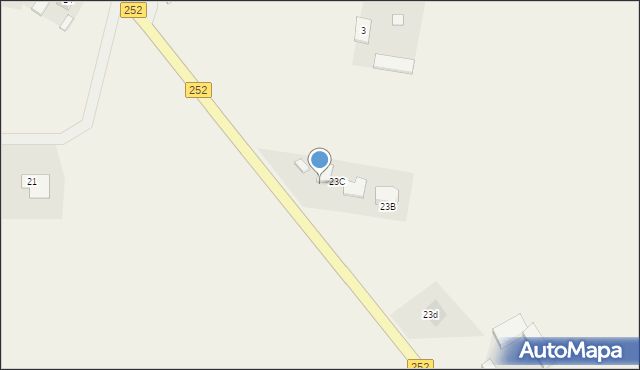 Dziennice, Dziennice, 23a, mapa Dziennice