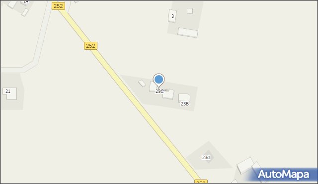 Dziennice, Dziennice, 23C, mapa Dziennice