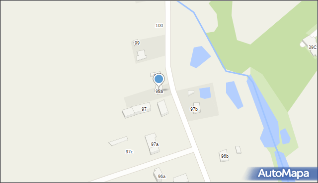 Dziepółć, Dziepółć, 98a, mapa Dziepółć