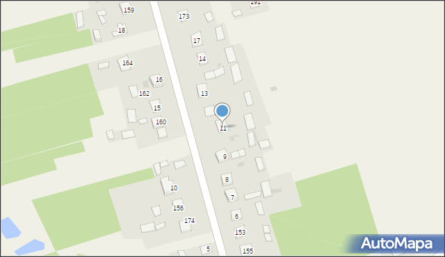 Dzierdziówka, Dzierdziówka, 11, mapa Dzierdziówka