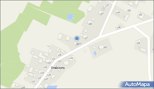 Dzierdziówka, Dzierdziówka, 126, mapa Dzierdziówka