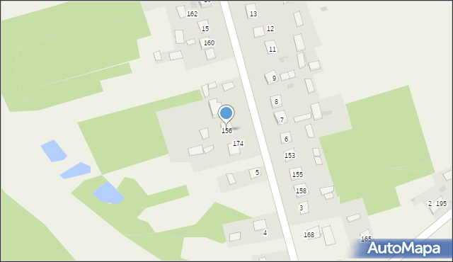 Dzierdziówka, Dzierdziówka, 156, mapa Dzierdziówka