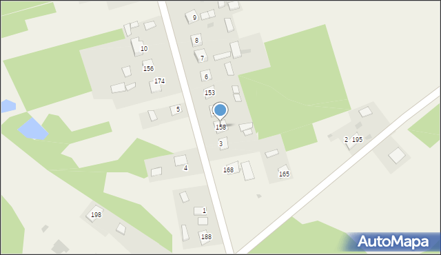 Dzierdziówka, Dzierdziówka, 158, mapa Dzierdziówka