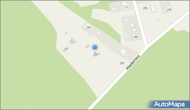 Dzierdziówka, Dzierdziówka, 202, mapa Dzierdziówka