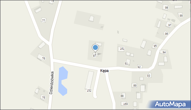 Dzierdziówka, Dzierdziówka, 90, mapa Dzierdziówka