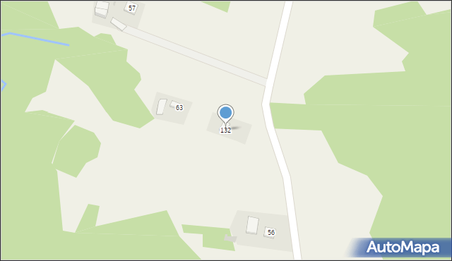 Dzierżaniny, Dzierżaniny, 132, mapa Dzierżaniny