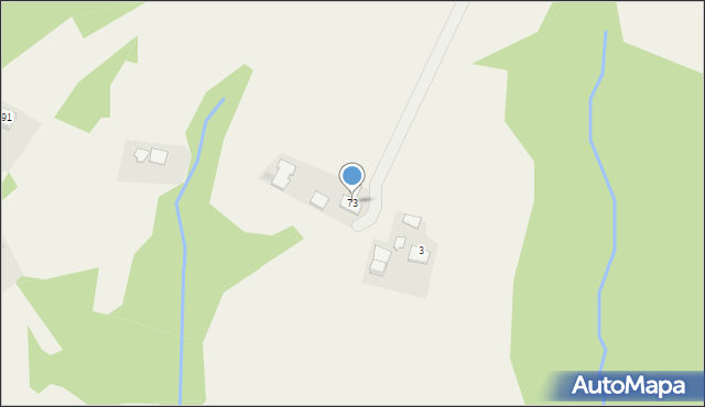 Dzierżaniny, Dzierżaniny, 73, mapa Dzierżaniny