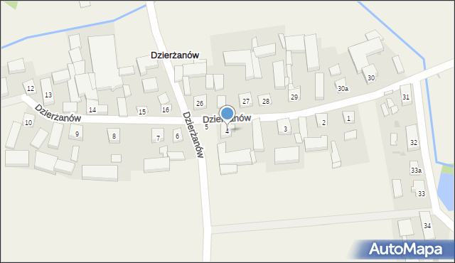 Dzierżanów, Dzierżanów, 4, mapa Dzierżanów