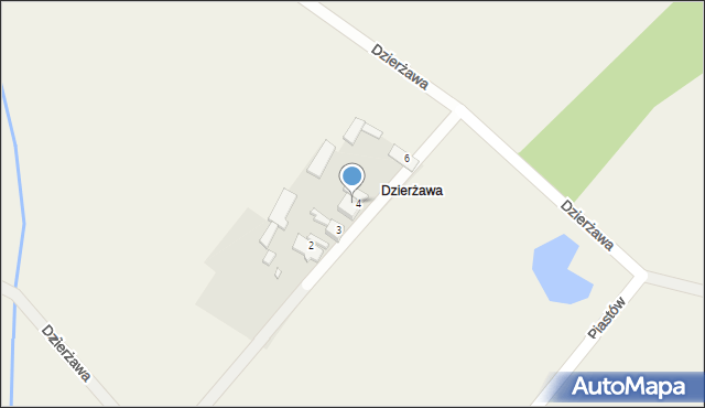 Dzierżawa, Dzierżawa, 5, mapa Dzierżawa