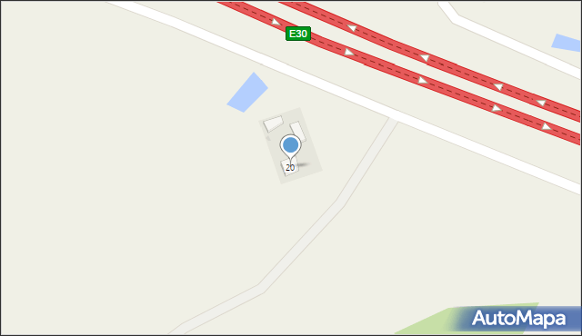 Dzierżawy, Dzierżawy, 20, mapa Dzierżawy