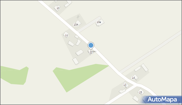 Dzierzązna, Dzierzązna, 12, mapa Dzierzązna