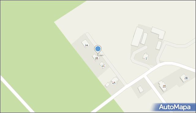 Dzierzązna, Dzierzązna, 1D, mapa Dzierzązna