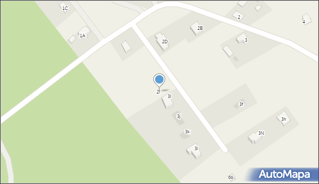 Dzierzązna, Dzierzązna, 2i, mapa Dzierzązna