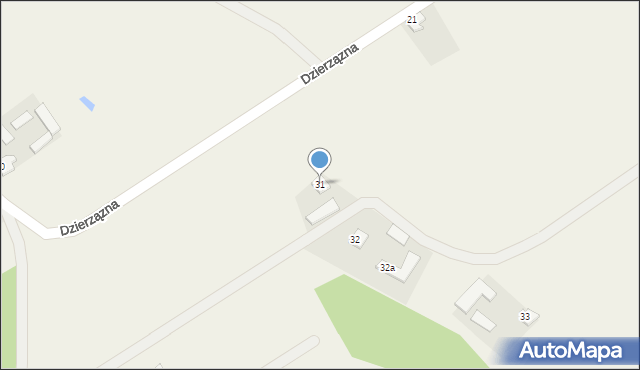 Dzierzązna, Dzierzązna, 31, mapa Dzierzązna