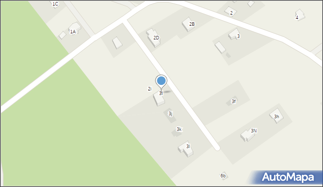 Dzierzązna, Dzierzązna, 3I, mapa Dzierzązna