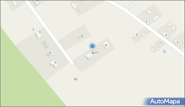 Dzierzązna, Dzierzązna, 3N, mapa Dzierzązna