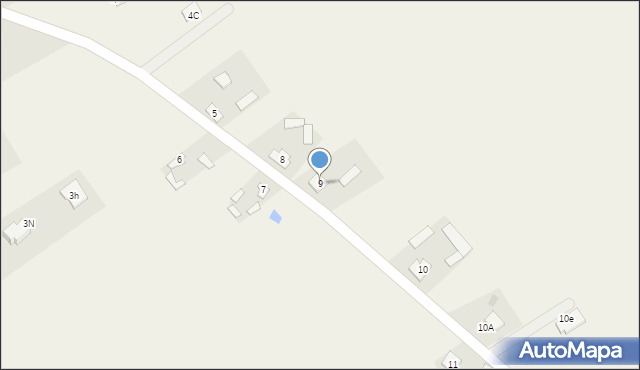 Dzierzązna, Dzierzązna, 9, mapa Dzierzązna