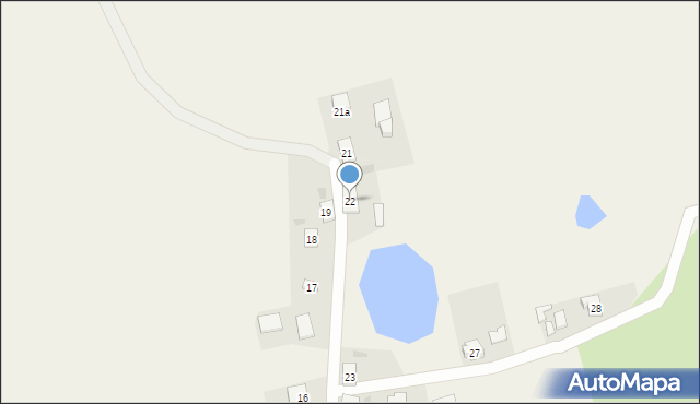 Dzierżążno, Dzierżążno, 22, mapa Dzierżążno