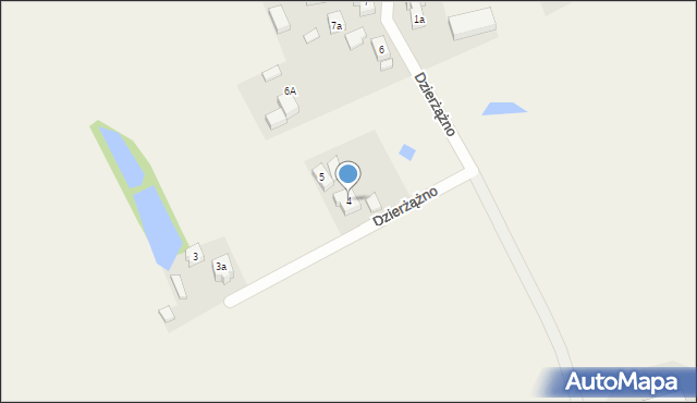 Dzierżążno, Dzierżążno, 4, mapa Dzierżążno