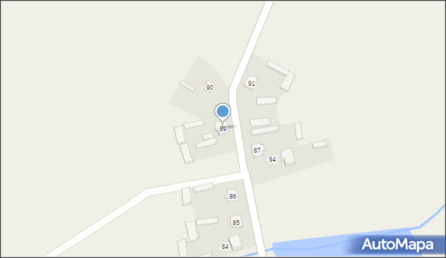 Dzierzbia, Dzierzbia, 89, mapa Dzierzbia