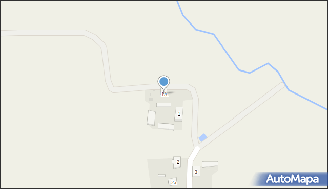 Dzierzbiętów Duży, Dzierzbiętów Duży, 1A, mapa Dzierzbiętów Duży