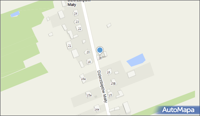 Dzierzbiętów Mały, Dzierzbiętów Mały, 18, mapa Dzierzbiętów Mały