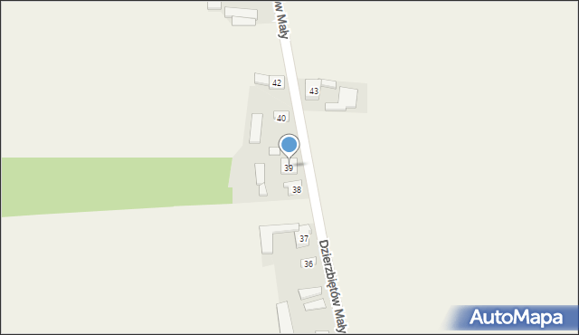 Dzierzbiętów Mały, Dzierzbiętów Mały, 39, mapa Dzierzbiętów Mały