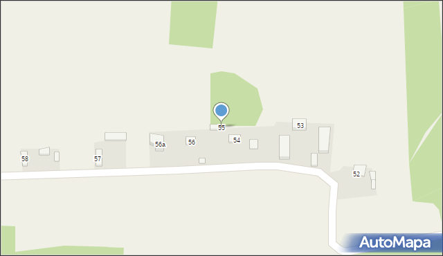 Dzierzbin, Dzierzbin, 55, mapa Dzierzbin