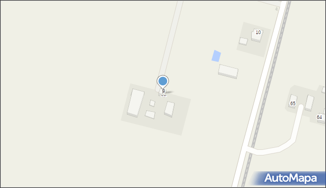 Dzierzbin-Kolonia, Dzierzbin-Kolonia, 9a, mapa Dzierzbin-Kolonia