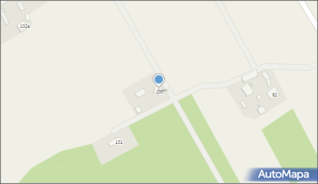 Dzierzby Szlacheckie, Dzierzby Szlacheckie, 100, mapa Dzierzby Szlacheckie