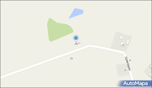 Dzierżęcin, Dzierżęcin, 15c, mapa Dzierżęcin