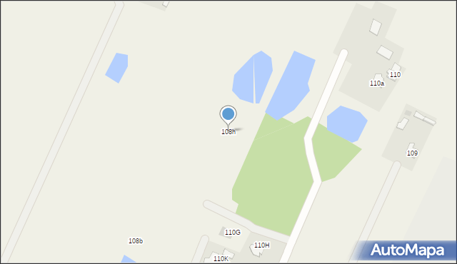 Dzierżenin, Dzierżenin, 108h, mapa Dzierżenin