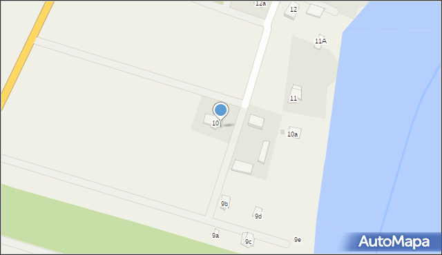 Dzierżenin, Dzierżenin, 10B, mapa Dzierżenin