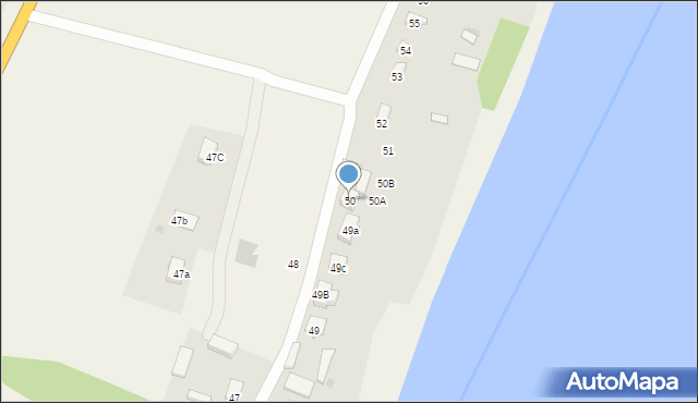 Dzierżenin, Dzierżenin, 50, mapa Dzierżenin