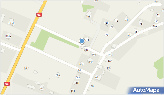 Dzierżenin, Dzierżenin, 66h, mapa Dzierżenin