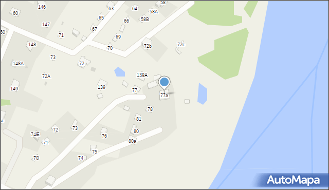 Dzierżenin, Dzierżenin, 77a, mapa Dzierżenin