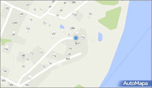 Dzierżenin, Dzierżenin, 78, mapa Dzierżenin