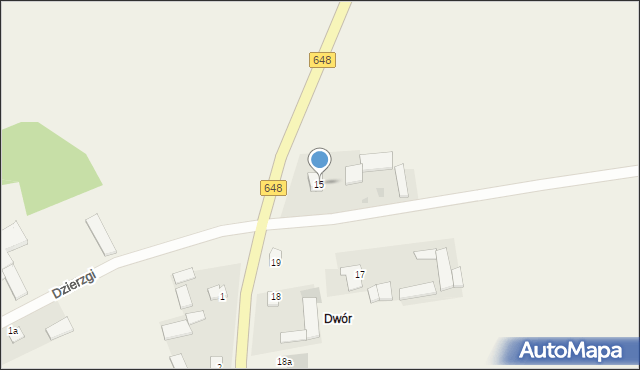 Dzierzgi, Dzierzgi, 15, mapa Dzierzgi