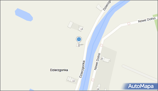 Dzierzgonka, Dzierzgonka, 12, mapa Dzierzgonka