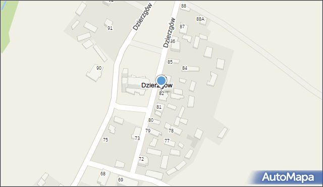 Dzierzgów, Dzierzgów, 82, mapa Dzierzgów