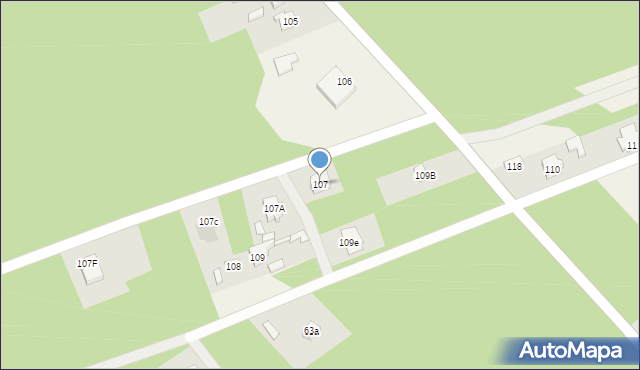 Dzierzgów, Dzierzgów, 107, mapa Dzierzgów