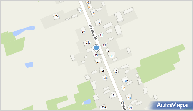 Dzierzgów, Dzierzgów, 15, mapa Dzierzgów