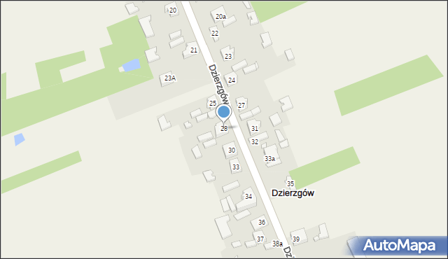 Dzierzgów, Dzierzgów, 28, mapa Dzierzgów