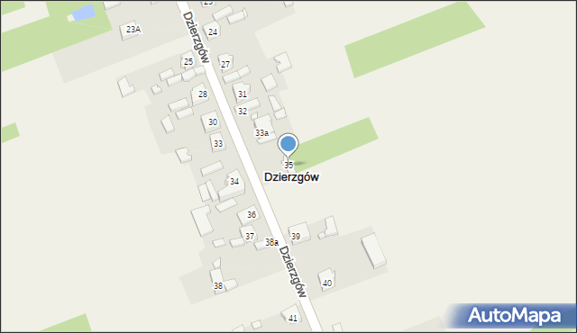 Dzierzgów, Dzierzgów, 35, mapa Dzierzgów