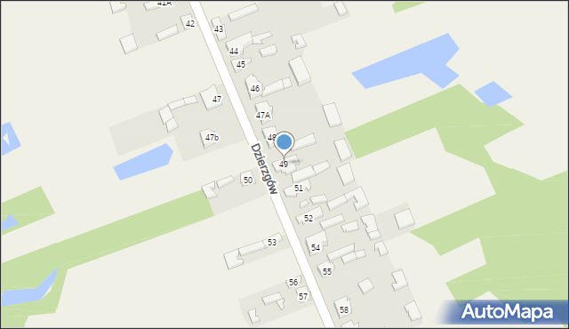 Dzierzgów, Dzierzgów, 49, mapa Dzierzgów