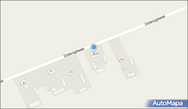 Dzierzgówek, Dzierzgówek, 33, mapa Dzierzgówek