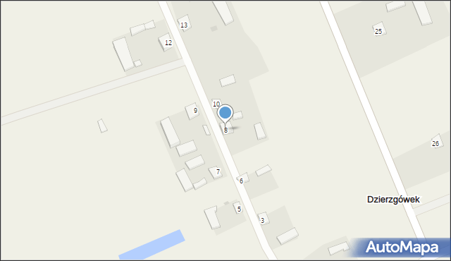 Dzierzgówek, Dzierzgówek, 8, mapa Dzierzgówek