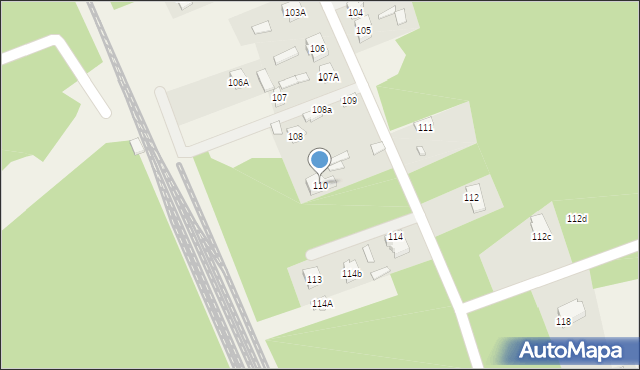 Dzierzgówek, Dzierzgówek, 110, mapa Dzierzgówek